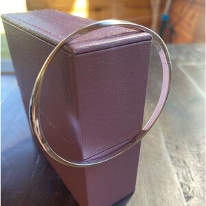 New~Michael Hill sterling silver oval twist bangle.